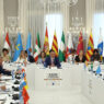 El presidente del Gobierno, Pedro Sánchez, en la sesión plenaria de la Conferencia de Presidentes. | Pool Moncloa/Fernando Calvo. Palau de Pedralbes, Barcelona - 6.6.2025