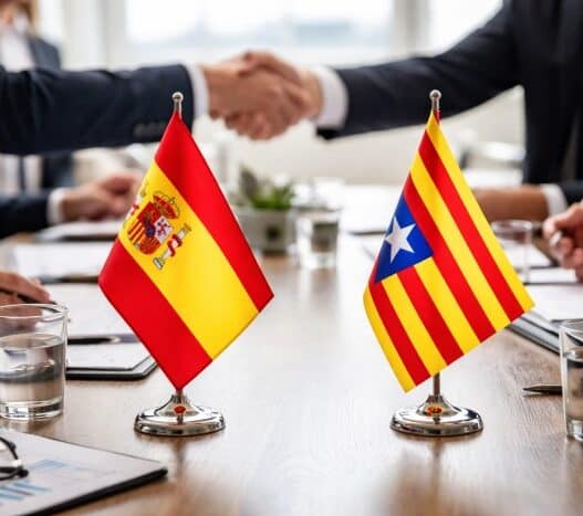 Negociaciones entre representantes de España y Cataluña